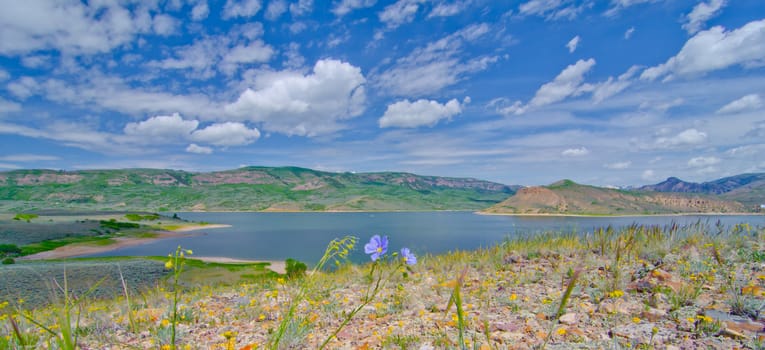 Blue Mesa Reservoir in the Curecanti National Recreation Area in Southern Colorado