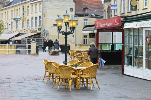 On the streets of Valkenburg. Netherlands