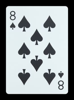 Playing cards - Eight of spades
