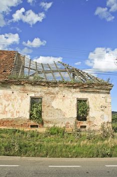 Abandoned house where the nature lives now