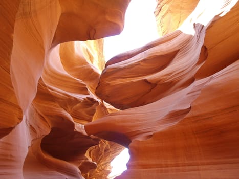 Abstract curves of Antelope Canyon