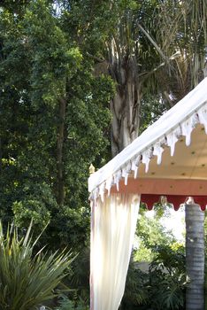 Wedding or garden party tent