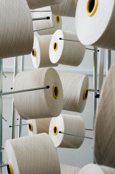 Rolls of industrial cotton fabric for clothing cloth textile manufacture on machine