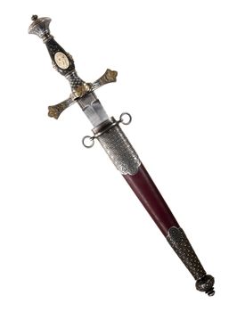 Smart dagger of the medieval soldier. It was used for hunting