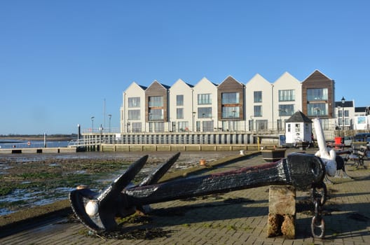 Riverside flat with Anchor in foreground