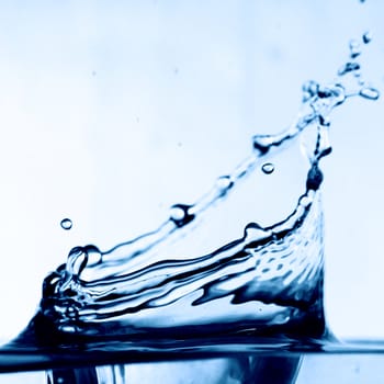 colossal water splash macro close up