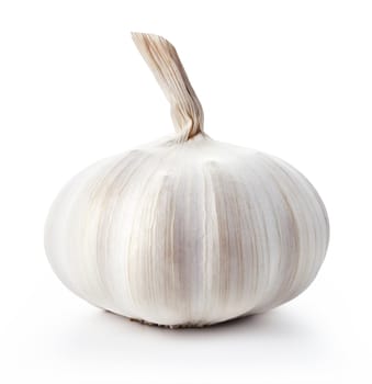Garlic bulb isolated on white background