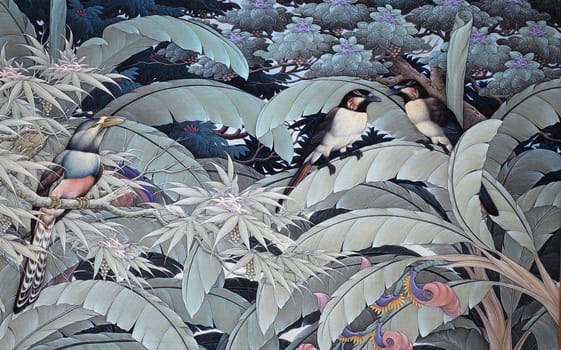 Picture with the image of bird