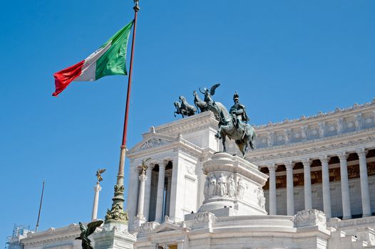 Monument to Vittorio Emanuele II. Rome, Italy