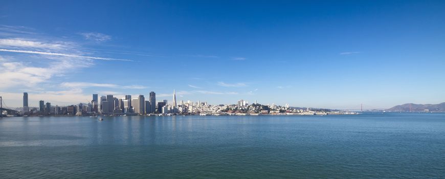 San Francisco Panorama with Golden Gate bridge