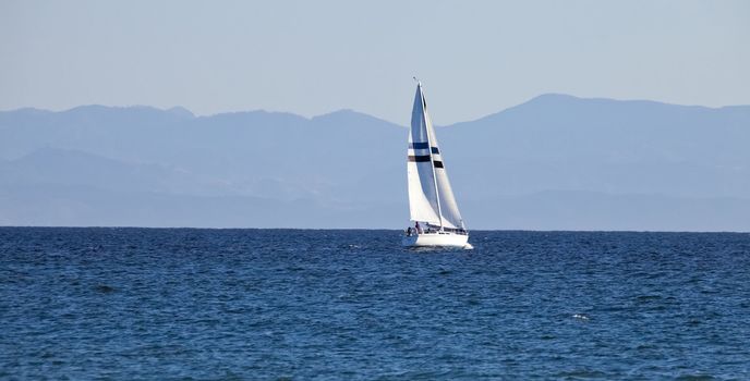 The Sailboat on the Sea