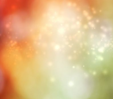 Abstract light background - orange and green