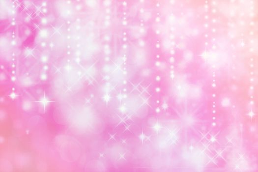 Pink colored image of abstract lights background