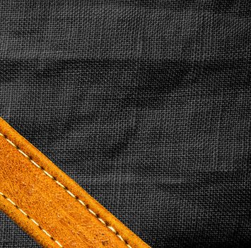 Image of leather and textile background.