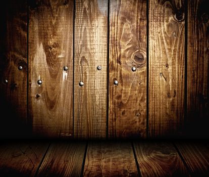 interior of wooden house. wood panel background texture