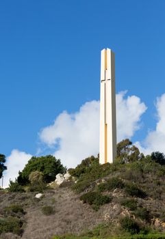 Phillips Theme Tower at private Pepperdine University Malibu California