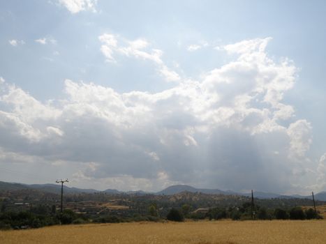 cloudy, sky, clouds, rain, winter, dark, sun light, nature, landscape