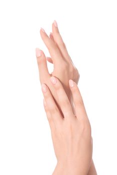 Beautiful Female Hands.Manicure concept