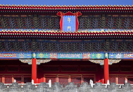 Gugong, Forbidden City Decorations Emperor's Palace Built in the 1600s in the Ming Dynasty

