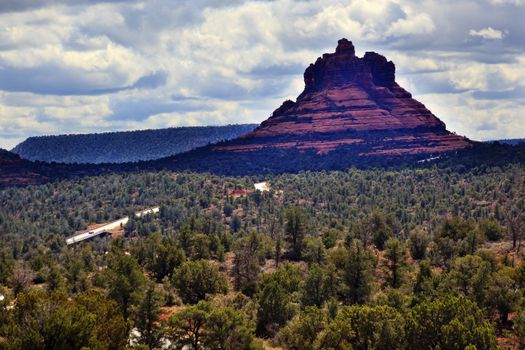 Road to Bell Rock Red Rock Canyon Butte Sedona Arizona