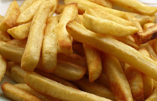 fried chips potatoes