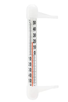 Thermometer it is isolated on a white background
