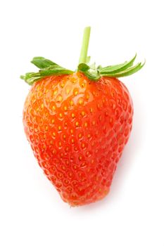  Fresh Strawberry on white background