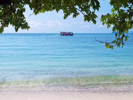 Beautiful sea view in Ko Kham island, Sattahip, Chon Buri, Thailand