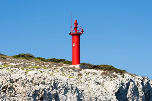 lighthouse on top of the cliff