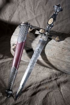 Medieval dagger. It was often used by pirates