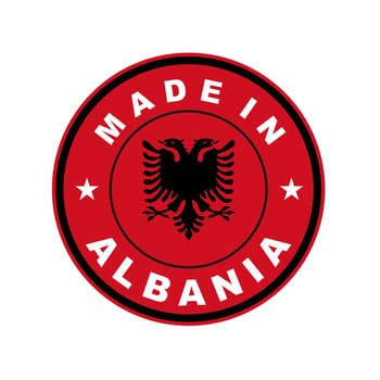 very big size made in albania country label