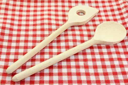 various cooking spoon consisting of wood