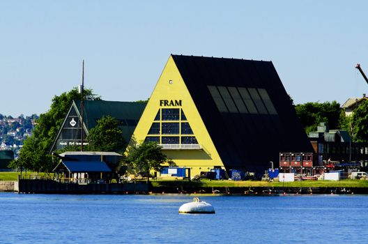 OSLO, NORWAY - JUNE 20: Fram Museum on June 20, 2012: on Norwegian: Frammuseet, is a museum telling the story of Norwegian polar exploration. It is located on the peninsula of Bygdњy in Oslo, Norway.