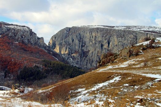 The breathtaking Turda Gorges in Transylvania, Romania. 