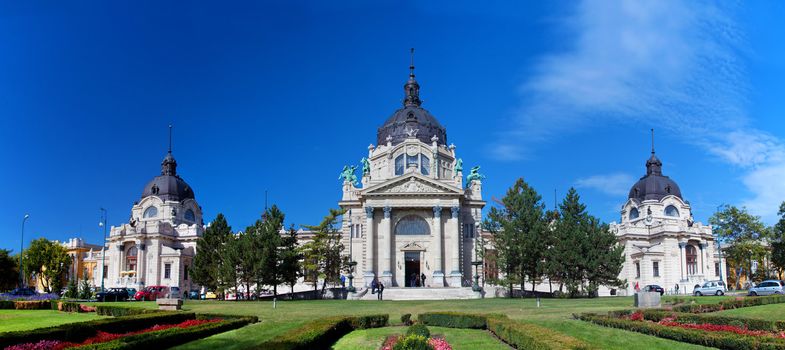 Szechenyi thermal and medicinal bath in Budapest, Hungary