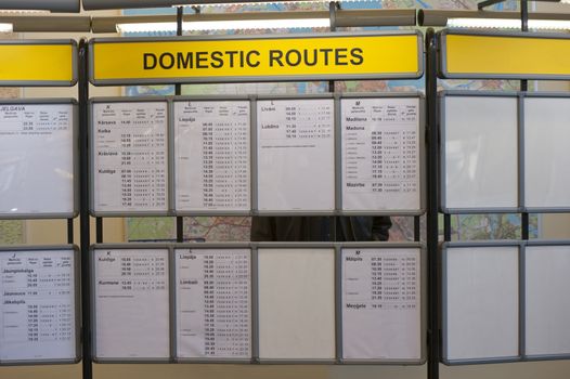 Domestic routes