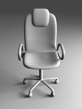 3D rendered office chair. 
Unbalanced lightning setup.