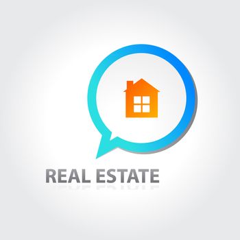 real estate sign - vector eps 10