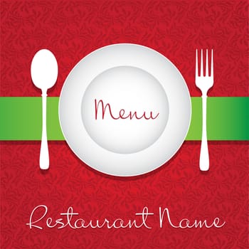 Restaurant Menu Card Design. Vector template