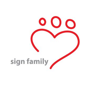 family sign vector