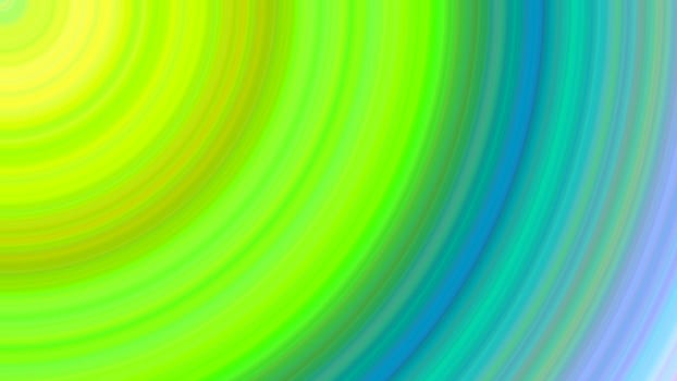 background circels to the corner in yellow green and blue