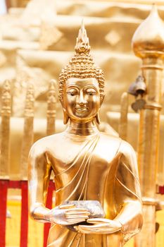 Thai Buddha Golden Statue. Buddha Statue in Thailand