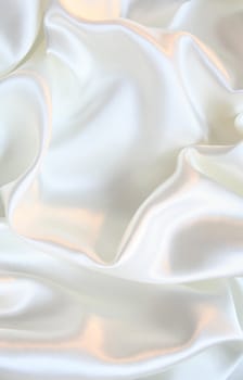 Smooth elegant white silk can use as background