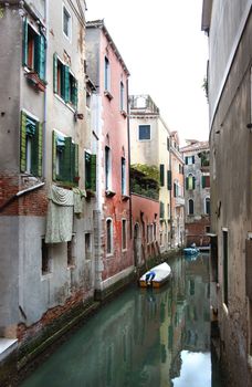 Beautiful romantic streets in Venice