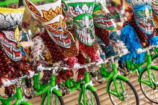 Thai masked festival. It is named Phi-Ta-Khon in Northeastern Thailand