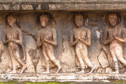 Buddha Statue at  Temple in Sukhothai Historical park , Thailand