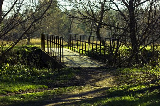 Bridge through a brook