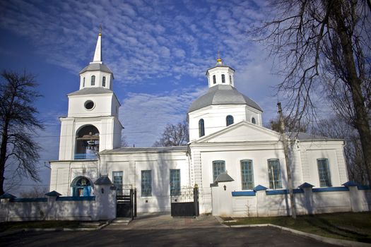 The Blagoveshchensk church is in Ukraine