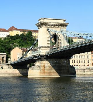 Szechenyi Chain Bridge, Budapest, Hungary