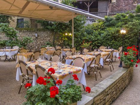 Restaurant with outdoor setting in Provence, France